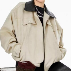 Patchwork Suede Casual Jacket